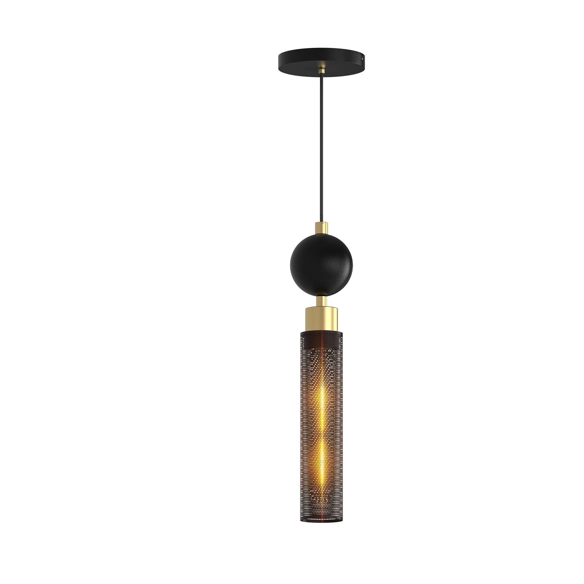 Modern Black Iron Pendant Light