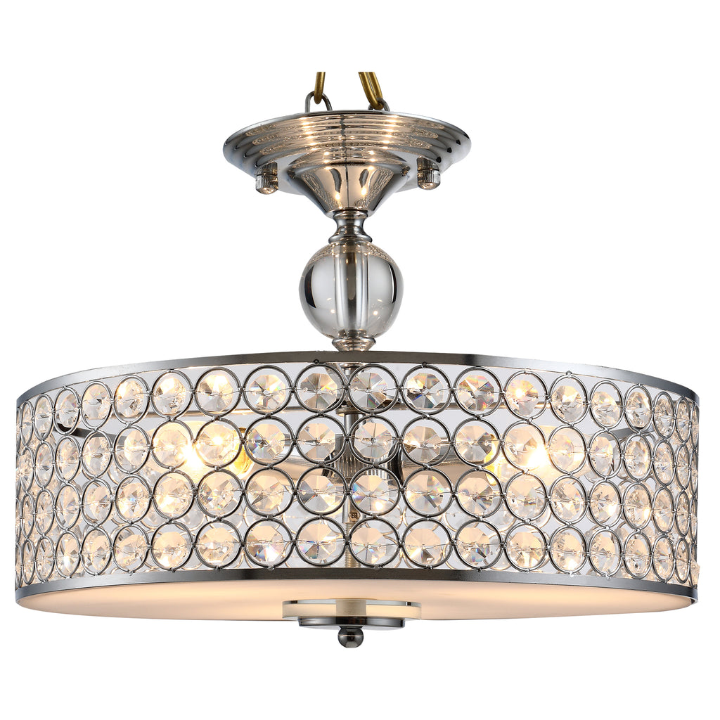 Crystal Accent Ceiling Lamp