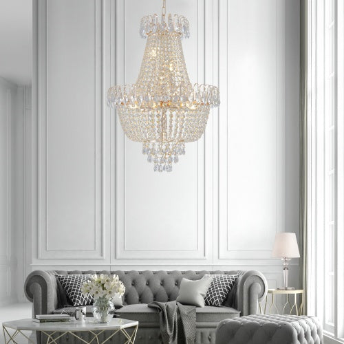 Golden Crystal Luxury Chandelier