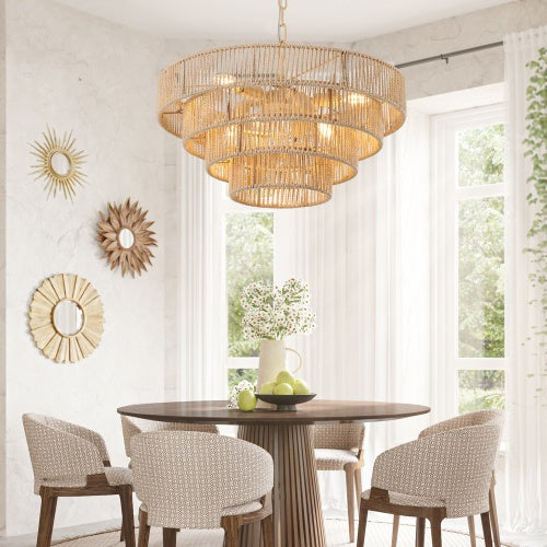 Bohemian Woven Chandelier