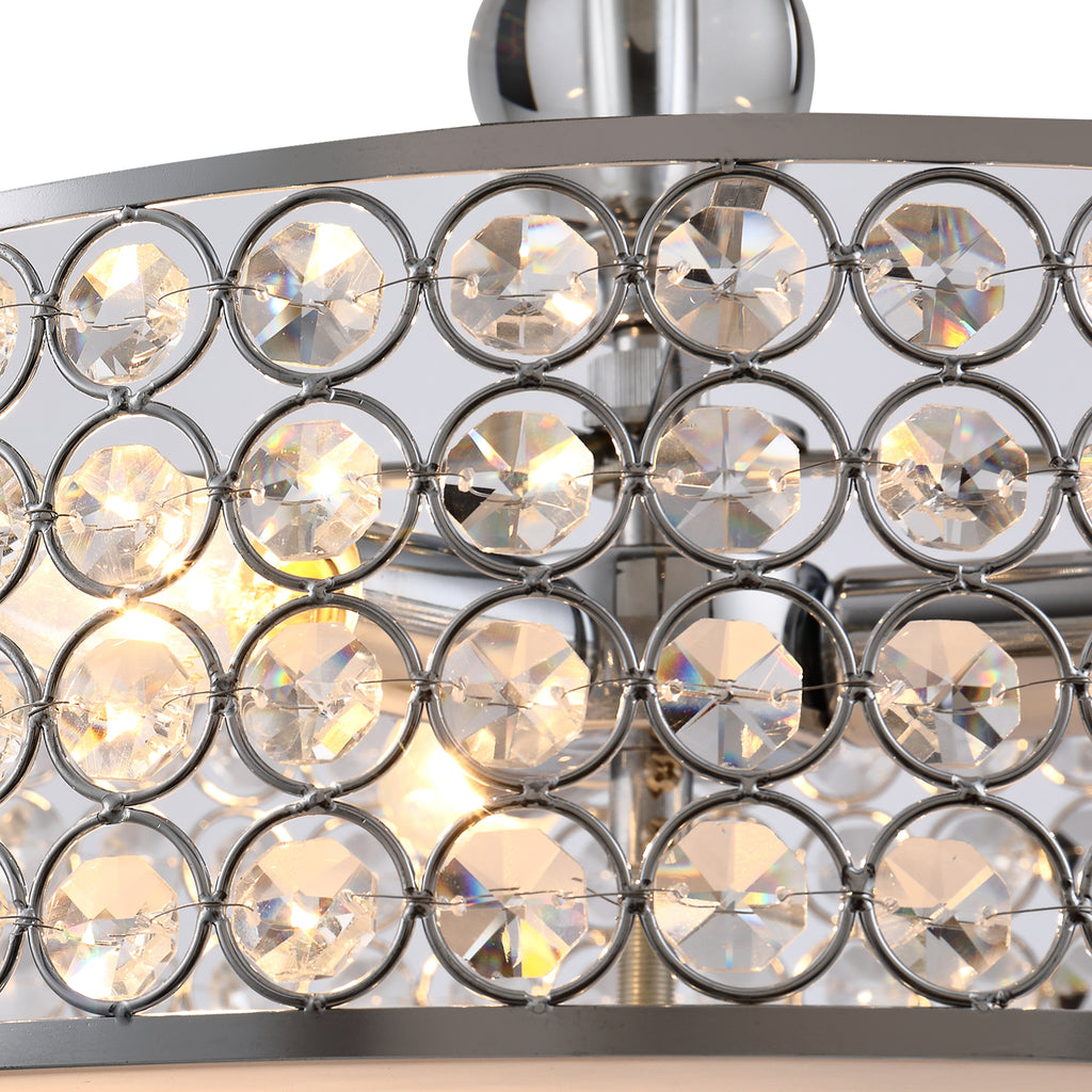 Crystal Accent Ceiling Lamp