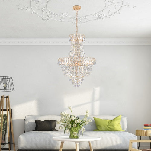 Golden Crystal Luxury Chandelier