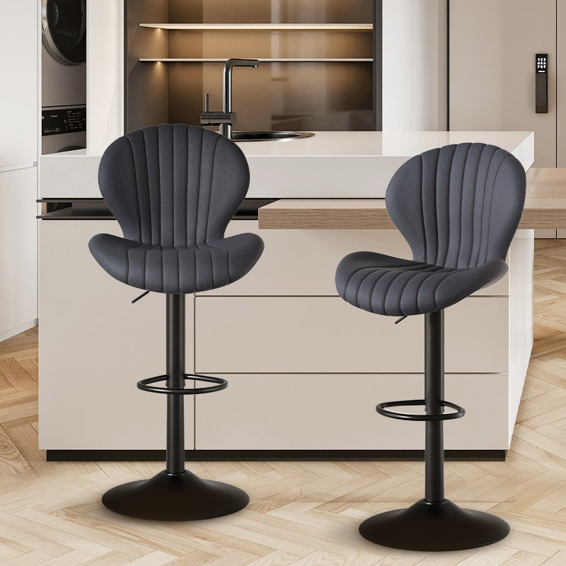 Counter Stools Set Of 2 Modern Swivel Counter Chairs.