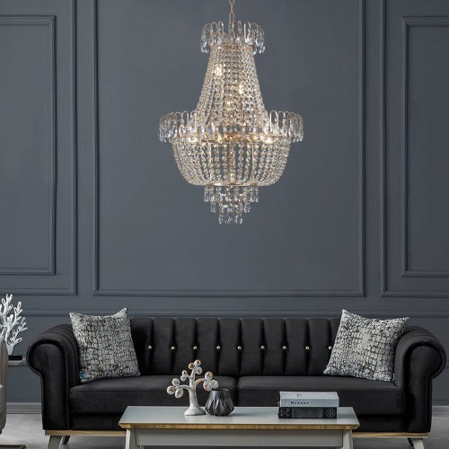 Golden Crystal Luxury Chandelier