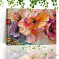 Pastel Bloom Framed Canvas Art – Luxury Floral Wall Décor
