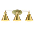 Gold Vanity Light - 24" Triple Light