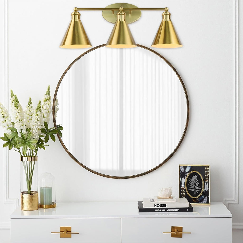 Gold Vanity Light - 24" Triple Light